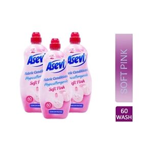 Asevi Pink Fabric Softener - Liquid 1.38L - 60 Washes Asevi Pink Fabric Softener - Liquid 1.38L - 60 Washes