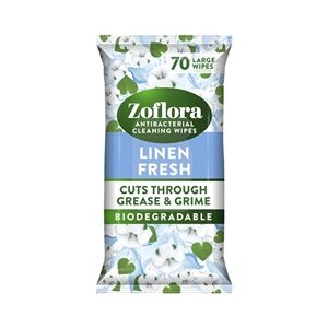 Zoflora Linen Fresh Biodegradable Antibacterial Cleaning Wipes 70 Pk 6 Zoflora Linen Fresh Biodegradable Antibacterial Cleaning Wipes 70 Pk 6