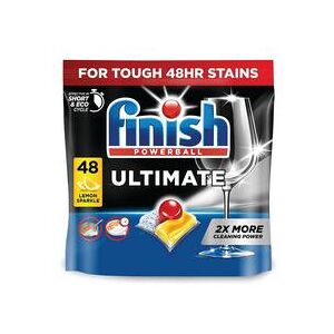 Finish Ultimate All In 1 Lemon Sparkle 48 Tabs Finish Ultimate All In 1 Lemon Sparkle 48 Tabs