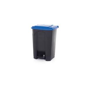 2Work Pedal Bin with Coloured Lid 80L Grey/Blue 410x470x670mm 2W10775 2Work Pedal Bin with Coloured Lid 80L Grey/Blue 410x470x670mm 2W10775