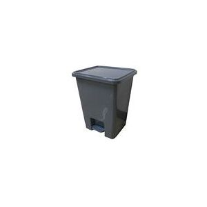 2Work Pedal Bins 15 Litre Grey Pack of 3 2W10793 2Work Pedal Bins 15 Litre Grey Pack of 3 2W10793