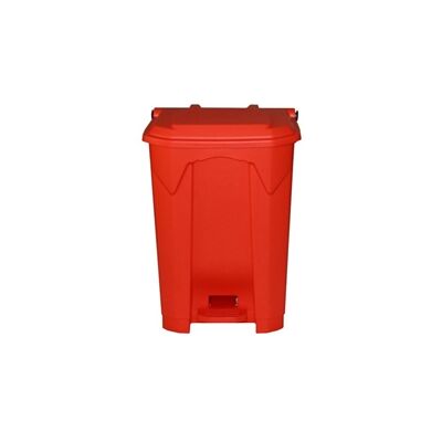 GPC Pedal Bin; 50L; Polypropylene; Red GPC Pedal Bin; 50L; Polypropylene; Red