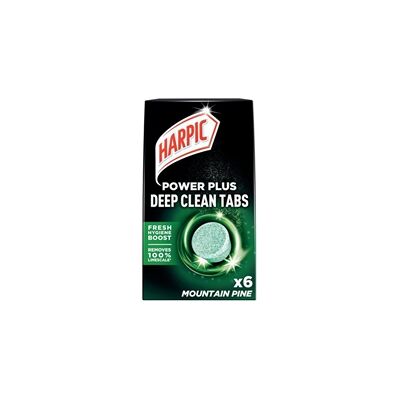 Harpic Power Plus Deep Clean - Pine - 6 tablets - toilet cleaner tablets Harpic Power Plus Deep Clean - Pine - 6 tablets - toilet cleaner tablets