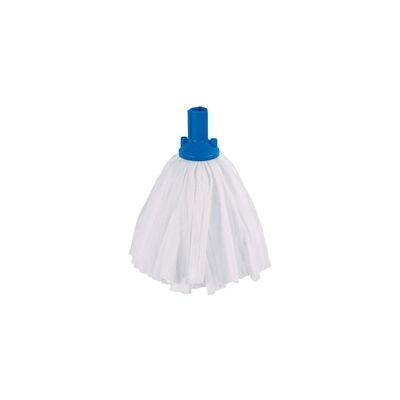 Unbranded Exel Big White Mop Head Blue - Pack of 10 Unbranded Exel Big White Mop Head Blue - Pack of 10