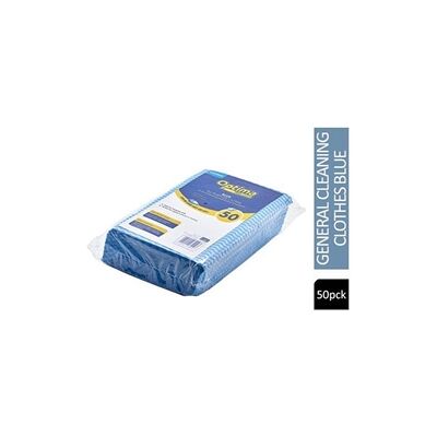 Janit-X Multi Purpose 35gsm Non Woven Blue Cloths 50's Janit-X Multi Purpose 35gsm Non Woven Blue Cloths 50's