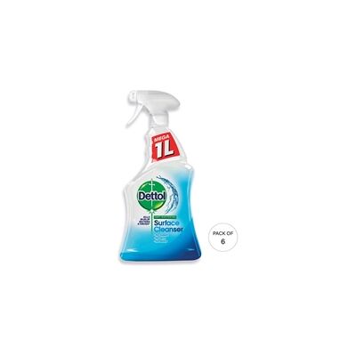 Dettol - Surface Cleaner Trigger Spray No Fragrance - 1 L x6 Dettol - Surface Cleaner Trigger Spray No Fragrance - 1 L x6