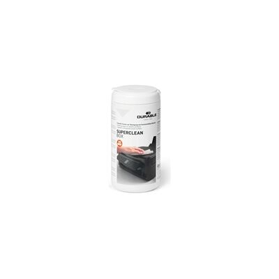 Durable SUPERCLEAN Biodegradable Tech Cleaning Wipes - Tub of 100 Durable SUPERCLEAN Biodegradable Tech Cleaning Wipes - Tub of 100