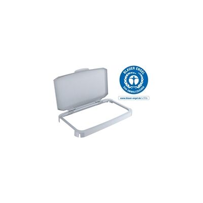 Durable 60L Hinged Grey - Recycling Bin Lid - Food Safe - DURABIN Durable 60L Hinged Grey - Recycling Bin Lid - Food Safe - DURABIN