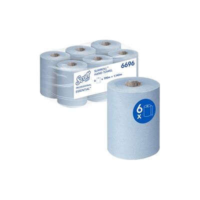 Scott Essential Slimroll Hand Towel Roll Blue - Hand Towel Roll Scott Essential Slimroll Hand Towel Roll Blue - Hand Towel Roll