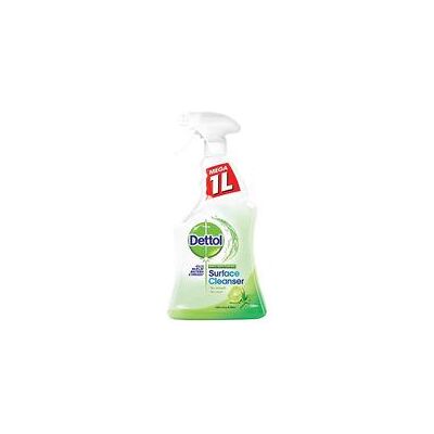 Dettol Antibacterial Spray - Lime and Mint - 6 x 1L Bathroom Cleaner Dettol Antibacterial Spray - Lime and Mint - 6 x 1L Bathroom Cleaner