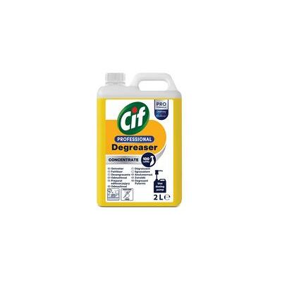 Cif Professional Concentrated Degreaser 2 Litres (Pack of 2) 9303908 Cif Professional Concentrated Degreaser 2 Litres (Pack of 2) 9303908