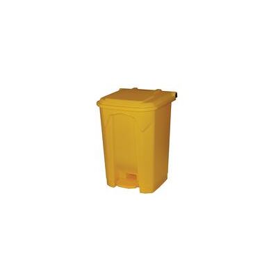 2Work Pedal Bin 50 Litre Yellow 2W10780 2Work Pedal Bin 50 Litre Yellow 2W10780