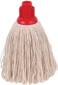 2Work 12oz Twine Rough Socket Mop Red (Pack of 10) 101851