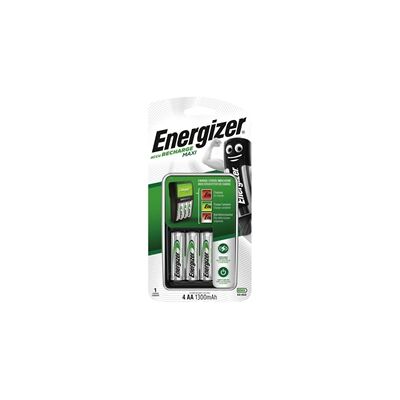 Energizer Maxi Battery Charger 4x AA Batteries 1300 mAh UK Energizer Maxi Battery Charger 4x AA Batteries 1300 mAh UK