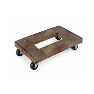 GPC Heavy Duty Dolly; 610x405x125; Swivel Castors; Plastic; 200kg; Brown