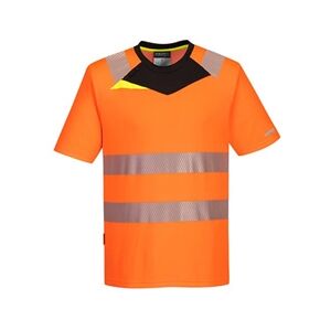 Portwest DX4 Hi Vis T-Shirt S/S 4XL Orange/Blk Portwest DX4 Hi Vis T-Shirt S/S 4XL Orange/Blk