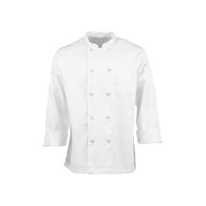 Chef Works Unisex Le Mans Chef Jacket White XS Chef Works Unisex Le Mans Chef Jacket White XS