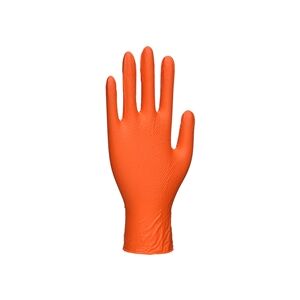 Unbranded Nitrile HD Disposable Gloves (Pk100) (Orange) Large Unbranded Nitrile HD Disposable Gloves (Pk100) (Orange) Large