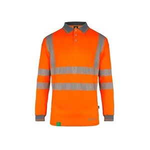 Beeswift Envirowear High Visibility Long Sleeve Polo Shirt Beeswift Envirowear High Visibility Long Sleeve Polo Shirt