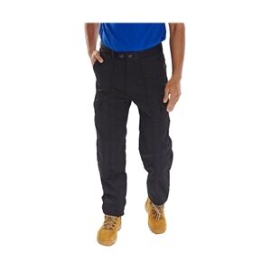 Beeswift Poly Cotton Work Trousers Black 40S Beeswift Poly Cotton Work Trousers Black 40S
