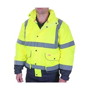 Beeswift Two Tone Constructor Bomber Jacket Saturn Yellow / Navy M Beeswift Two Tone Constructor Bomber Jacket Saturn Yellow / Navy M