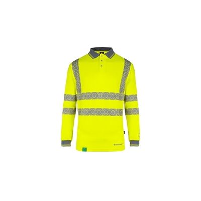 Beeswift Envirowear High Visibility Long Sleeve Polo Shirt Beeswift Envirowear High Visibility Long Sleeve Polo Shirt