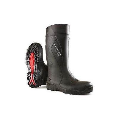 Dunlop Purofort+ Full Safety Wellington Boots 1Pr Black 12 C76204112 Dunlop Purofort+ Full Safety Wellington Boots 1Pr Black 12 C76204112