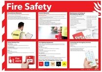 Unbranded Health and Safety 420x594mm Fire Safety Poster