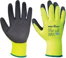 Portwest Thermal Grip Glove Latex M Blk (Pack of 12)