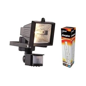 Powermaster 150W Eco Halogen PIR Black Floodlight Powermaster 150W Eco Halogen PIR Black Floodlight