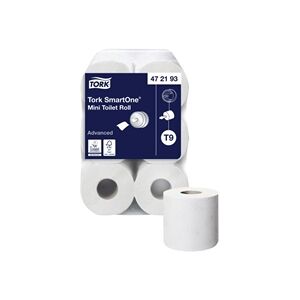 Tork T9 SmartOne Mini Toilet Roll 2-Ply 620 Sheets (12 Pack) Tork T9 SmartOne Mini Toilet Roll 2-Ply 620 Sheets (12 Pack)
