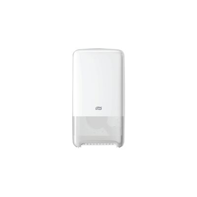 Tork T6 Twin Toilet Roll Dispenser - White - Mid-Size Tork T6 Twin Toilet Roll Dispenser - White - Mid-Size