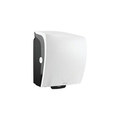 KATRIN Paper Towel Dispenser - White, 32.2x21.6x39.7cm - Hygiene, Lockable, Wall Mount KATRIN Paper Towel Dispenser - White, 32.2x21.6x39.7cm - Hygiene, Lockable, Wall Mount