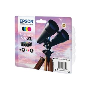 Epson 502XL Ink Cartridge Multipack Binoculars CMYK C13T02W64010 Epson 502XL Ink Cartridge Multipack Binoculars CMYK C13T02W64010