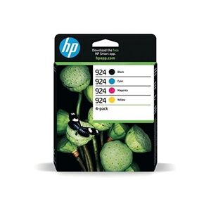 HP 924 Original Ink Cartridge CMYK 4-pack 6C3Z1NE HP 924 Original Ink Cartridge CMYK 4-pack 6C3Z1NE