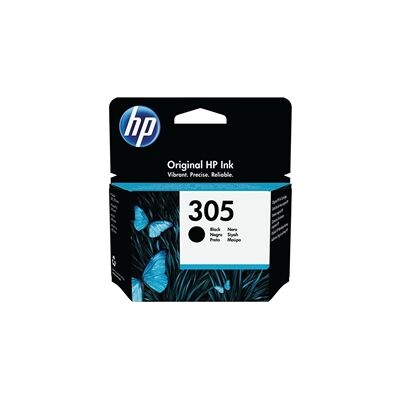 HP 305 Original Ink Cartridge 2-ml Black 3YM61AE HP 305 Original Ink Cartridge 2-ml Black 3YM61AE