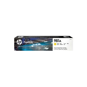 HP 981A Yellow Original PageWide Cartridge (J3M70A) HP 981A Yellow Original PageWide Cartridge (J3M70A)