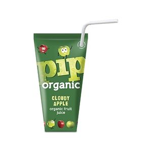 24 Pack Pip Organic Cloudy Apple Juice Carton 180ml 24 Pack Pip Organic Cloudy Apple Juice Carton 180ml