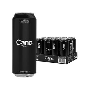 Cano Water Sparkling Resealable Can - 500ml (12 Pack) Cano Water Sparkling Resealable Can - 500ml (12 Pack)
