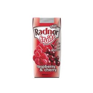 Radnor Hills Radnor Fruits Raspberry + Cherry Tetra Pack 200ml Pack 24 Radnor Hills Radnor Fruits Raspberry + Cherry Tetra Pack 200ml Pack 24