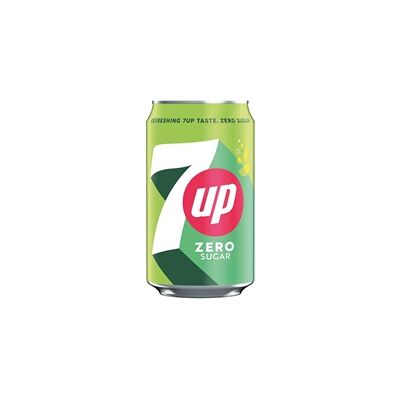 Britvic - 7 Up Zero Lemon Lime - Lemon Lime - 330ml - Soft Drink Britvic - 7 Up Zero Lemon Lime - Lemon Lime - 330ml - Soft Drink