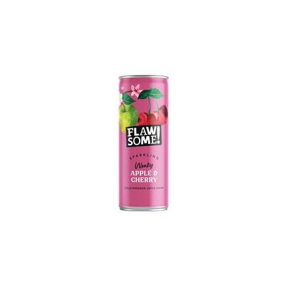 Flawsome Apple + Sour CherryCan 250ml (Pack of 24) 187321 Flawsome Apple + Sour CherryCan 250ml (Pack of 24) 187321