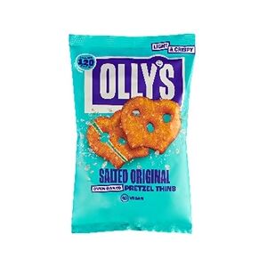 7 Pack Olly's Pretzel Thins - Original Salted 140g 7 Pack Olly's Pretzel Thins - Original Salted 140g