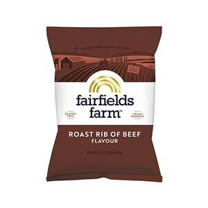 10 Pack Fairfields Farm Crisps Roast Rib of Beef Crisps 150g 10 Pack Fairfields Farm Crisps Roast Rib of Beef Crisps 150g