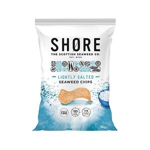 Shore Scottish Seaweed Seaweed Chips - Sea Salt - 80g Shore Scottish Seaweed Seaweed Chips - Sea Salt - 80g