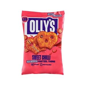 7 Pack Olly's Pretzel Thins - Thai Sweet Chilli 140g 7 Pack Olly's Pretzel Thins - Thai Sweet Chilli 140g