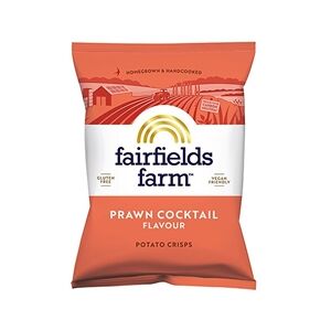 Fairfields Farm Crisps 36 Pack Fairfields Farm Prawn Cocktail 40g Fairfields Farm Crisps 36 Pack Fairfields Farm Prawn Cocktail 40g