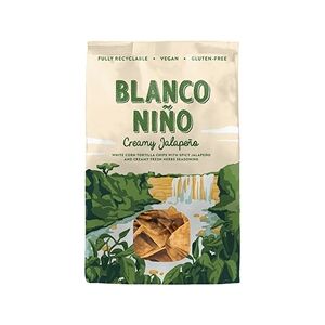8 Pack Blanco Nino - Creamy Jalapeño Authentic Tortilla Chips 170g 8 Pack Blanco Nino - Creamy Jalapeño Authentic Tortilla Chips 170g