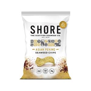 12 Pack Shore Seaweed Chips - Asian Peking 80g 12 Pack Shore Seaweed Chips - Asian Peking 80g