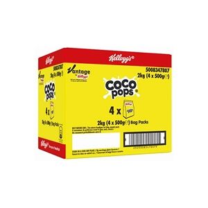 Kelloggs Kellogg's Coco Pops Bag 500g - Cereal Kelloggs Kellogg's Coco Pops Bag 500g - Cereal